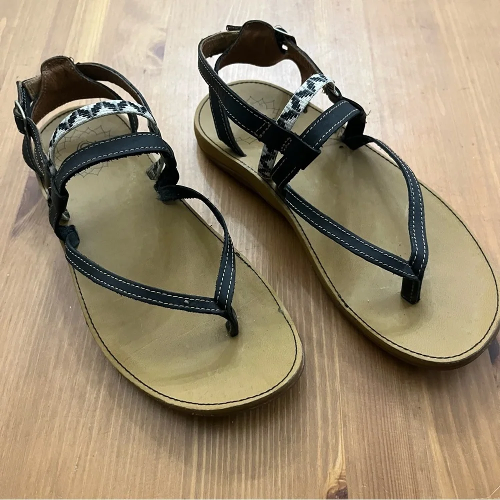 Chaco’s Women’s Loveland Dolman Black Leather Webbing Adjustable Sandal SZ 7 - Picture 12 of 12